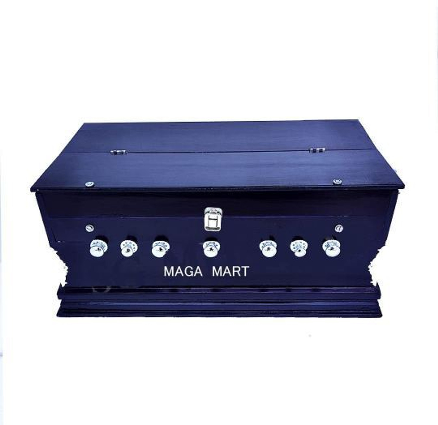 Image of SG MUSICAL NO.1 7 Stopper 3 1 /4 Octive,Double Bellow,39 Keys WITH BAGD123 TBT18 3 1 /4 Octave Harmonium (Two Fold Bellow) 3.25 Octave Hand Pumped Harmonium (Three Fold Bellow, Bass Reed, Male Reed)