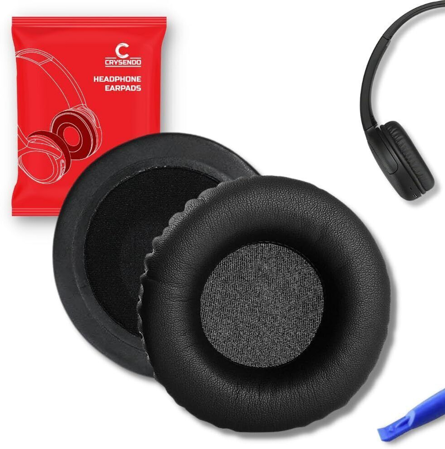 Crysendo 70mm Headphone Cushion Compatible with Sony DR-BT101 Over The