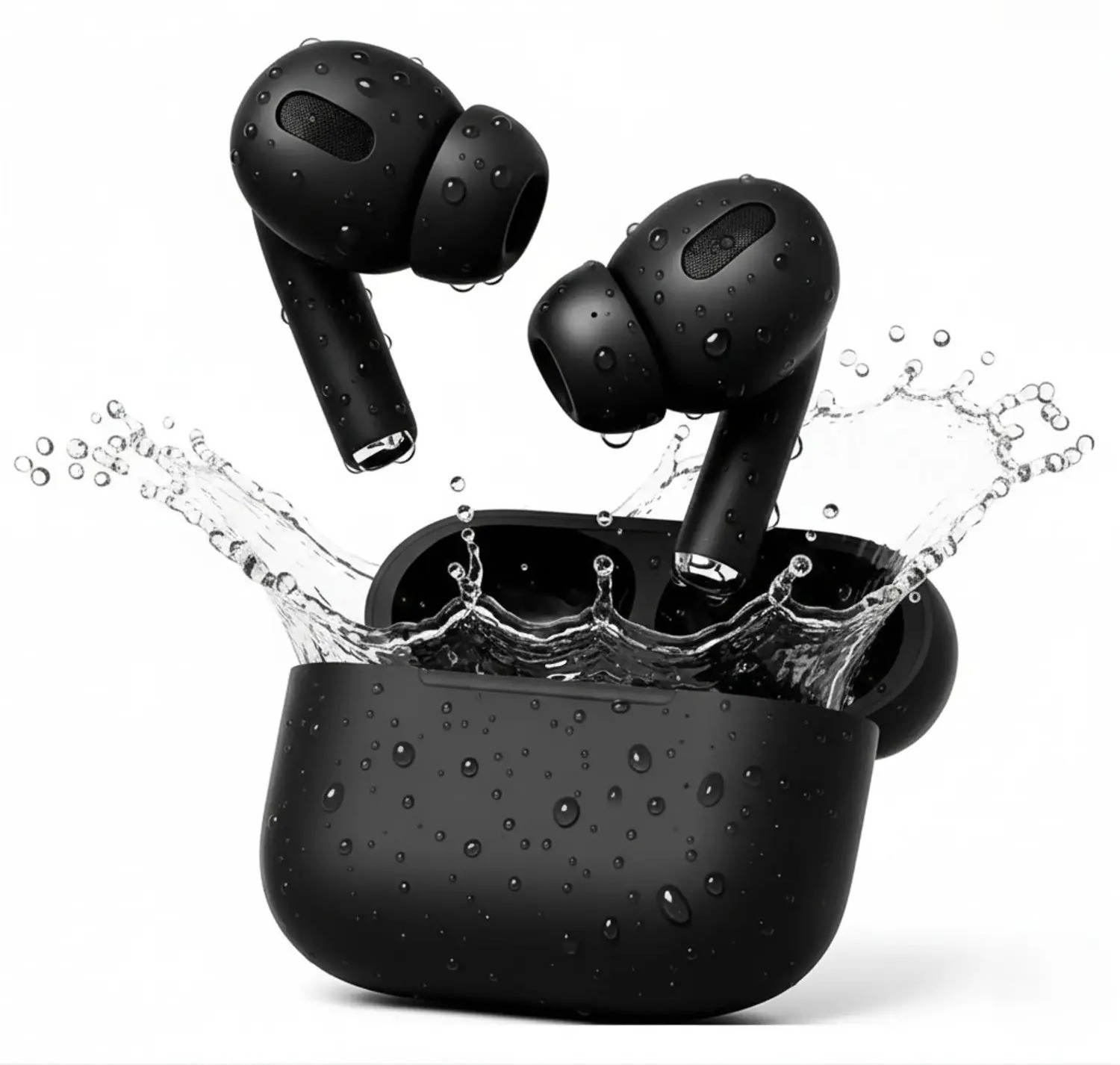 Image of GHEREL Original Deep Bass Comfort Wireless Earbuds, Compatible For Realme Buds air 6 Bluetooth Headset (Earphone Noise Cancellation Playback, (Black), True Wireless)