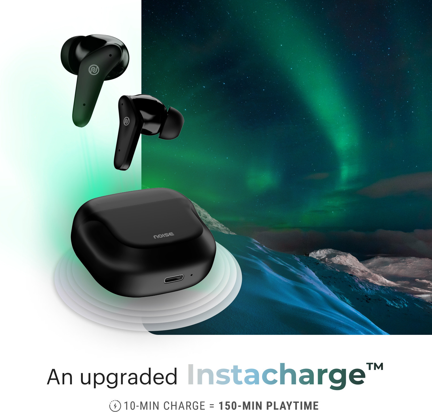 Image of Noise Buds VS102 Pro with ANC (25dB), 70 Hours Playtime, and ENC with Quad Mic Bluetooth