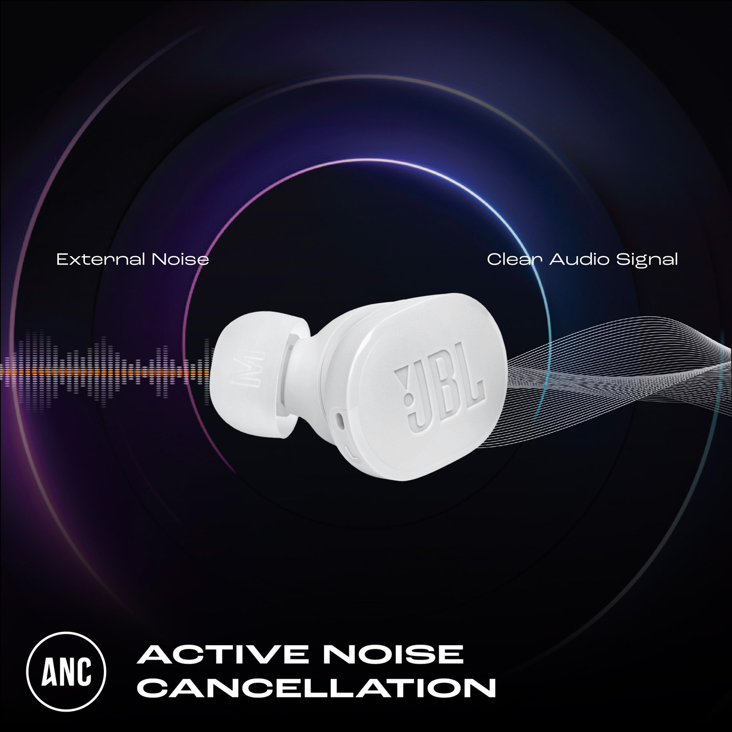 Image of JBL Tune Buds Active Noise Cancellation, 48H playtime,Speed Charge, BT5.3LE Bluetooth