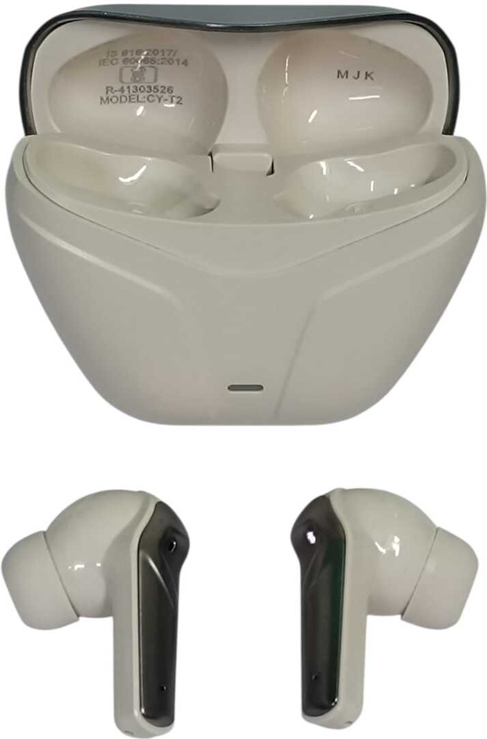 Image of Lynacz Original T310 True Wireless in-Ear Earbuds with 46dB Hybrid ANC, 360 Spatial Audio, Bluetooth Headset (White, True Wireless)