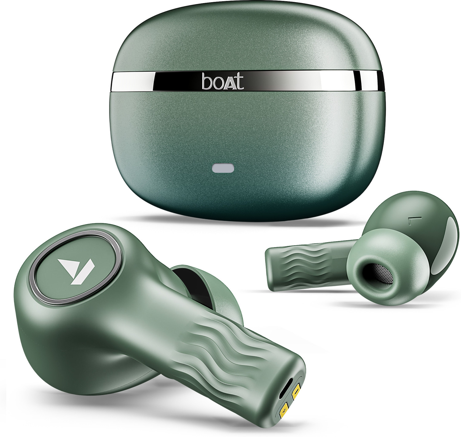 Image of boAt Airdopes 141 Elite ANC Bluetooth Headset (Grey, True Wireless)