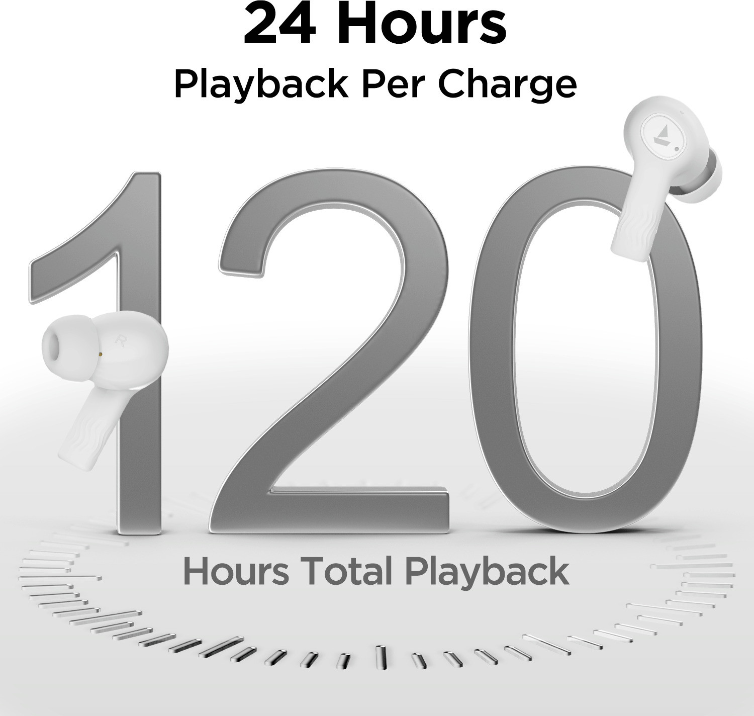 Image of boAt Nirvana Ion with 120 Hours Playback & Crystal Bionic Sound by Hifi DSP 5 Bluetooth