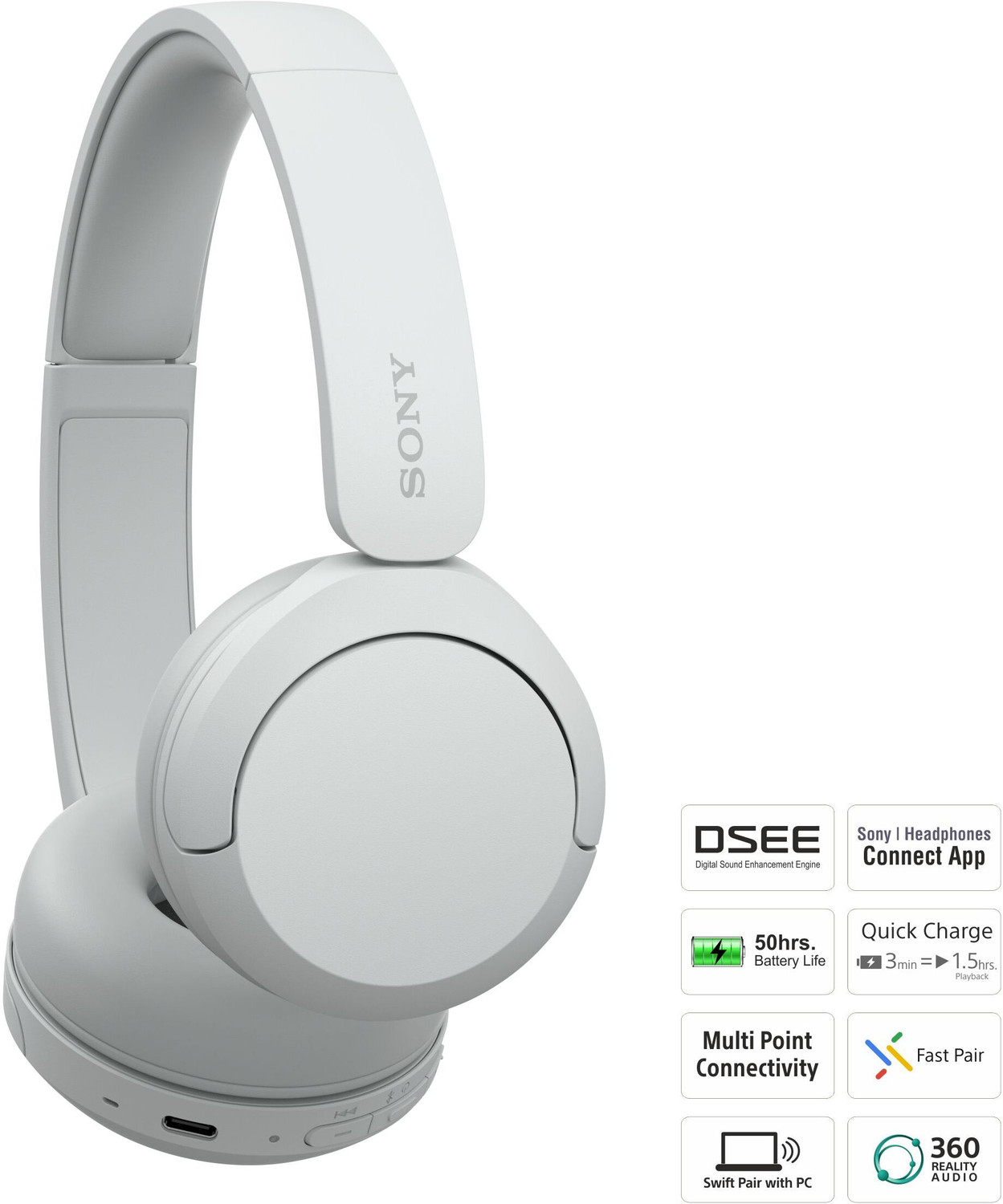 Image of SONY WH-CH520 /WZ IN Bluetooth