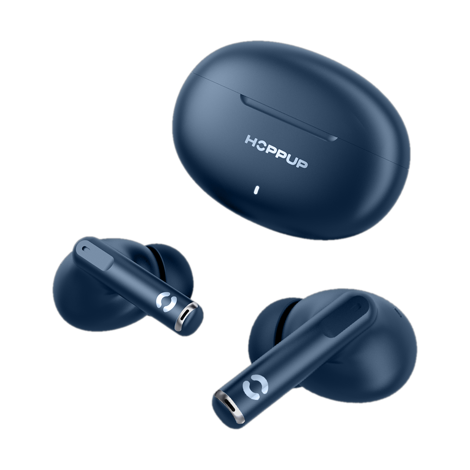 Image of Fitpro X ATOM Premium TWS Earbuds - HD Audio & Portable Charging Case Bluetooth Headset (Red, True Wireless)
