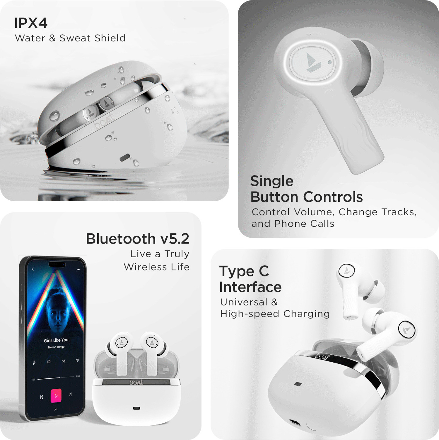 Image of boAt Nirvana Ion with 120 Hours Playback & Crystal Bionic Sound by Hifi DSP 5 Bluetooth