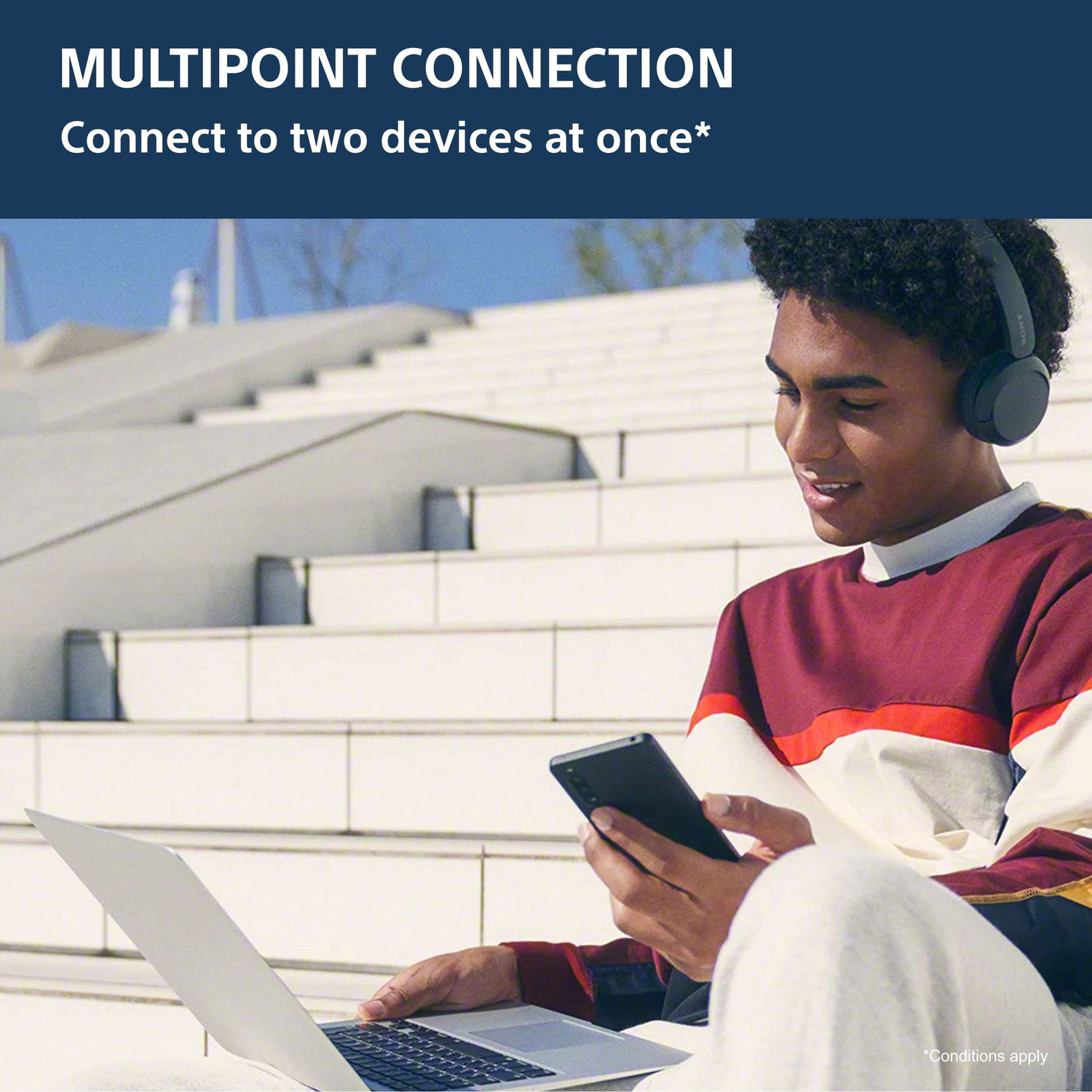 Image of SONY WH-CH520 /LZ IN Bluetooth