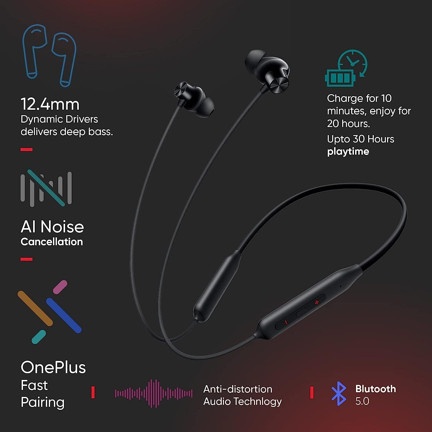 Image of OnePlus Bullets Wireless Z2 Bluetooth