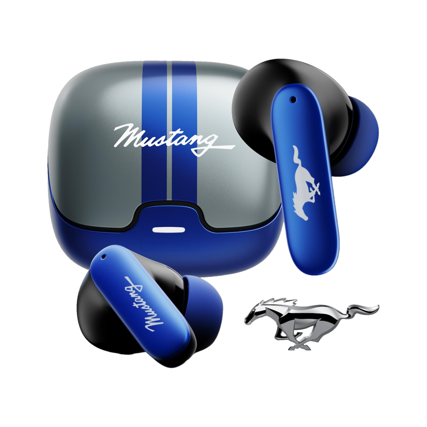 Boult Mustang Dash with 100 Hrs Battery, App Support, Dual Pairing, 4 Mic ENC, 5.4v Bluetooth Headset