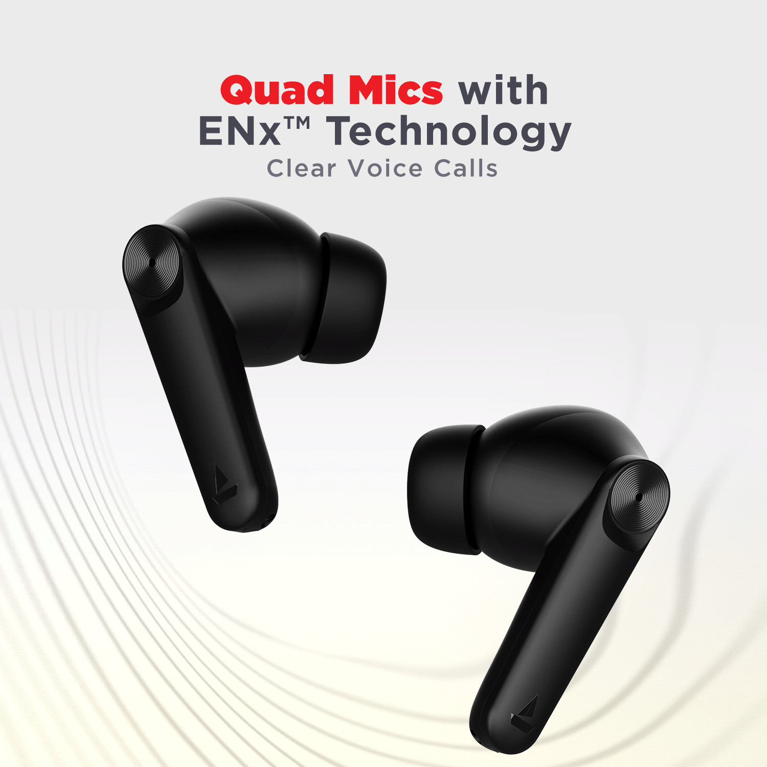 Image of boAt Airdopes Atom 83 with 50Hrs Playback, Quad Mics ENx Technology & Beast Mode Bluetooth