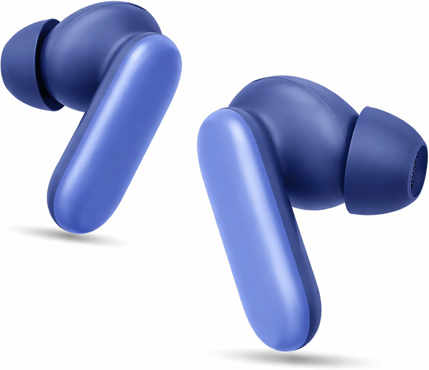 Image of Lynacz Original Buds 2r Compatible with Wireless Earbuds Featuring Bluetooth Headset (Mic 12.4mm Sound Output 38Hour Backup QuadMic [Blue], In the Ear)