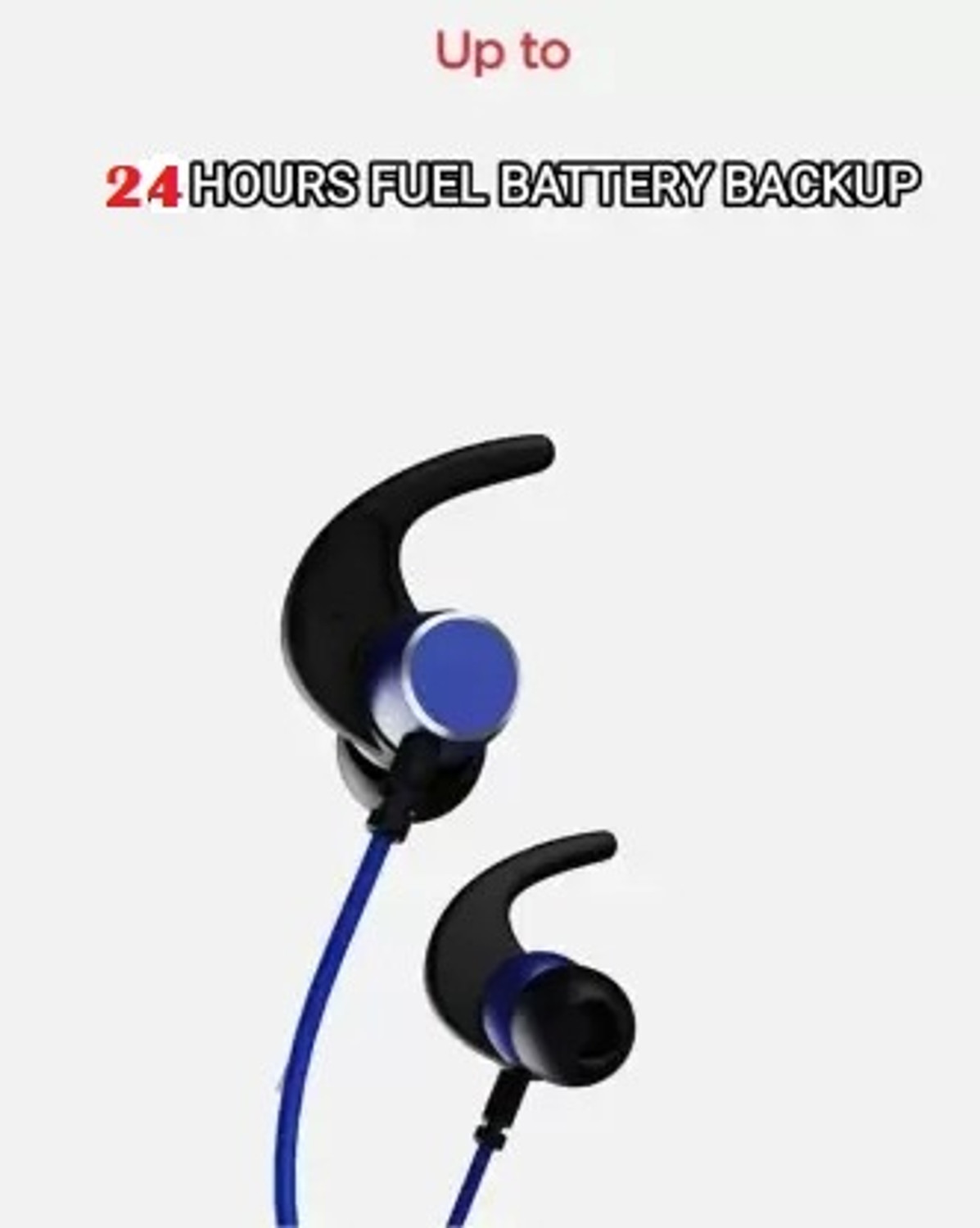 Image of IZWI Sports Fit Bluetooth Earphones with 35Hrs Battery, Fast Charging, Bluetooth V5.0 Bluetooth Headset (GREEN 35HOUR BATTERY BACKUP, In the Ear)