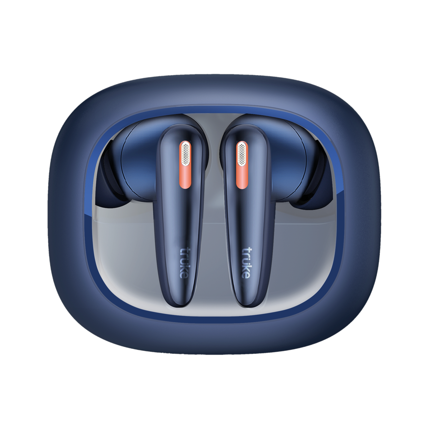 truke Crystal Bass earbuds with 13mm Drivers, Made in India, 70Hrs Playtime, 4-Mic ENC Bluetooth