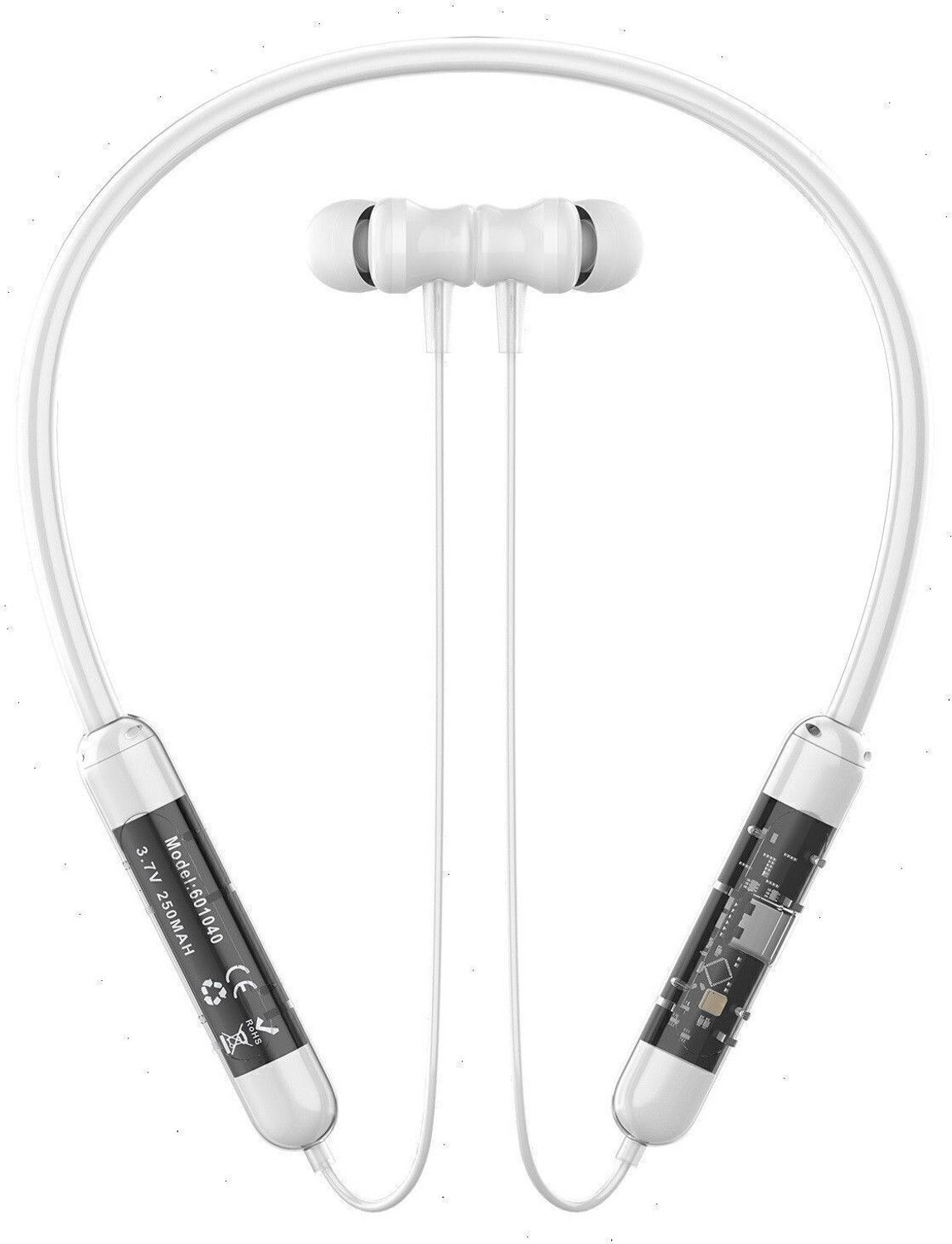 Image of XEWISS wireless headset Satisfy long hours of work wireless earbuds sport Bluetooth Headset (GREY,Super Bass,Immersive LED Lights, In the Ear)