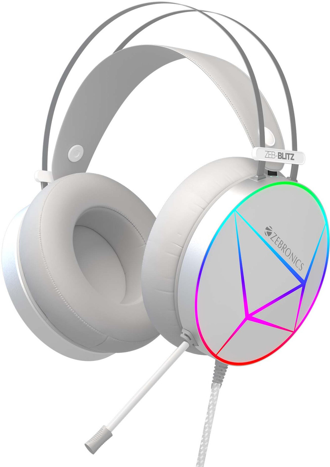 ZEBRONICS Zeb-Blitz Dolby Atmos Premium Headphone, 7.1 Surround Sound,