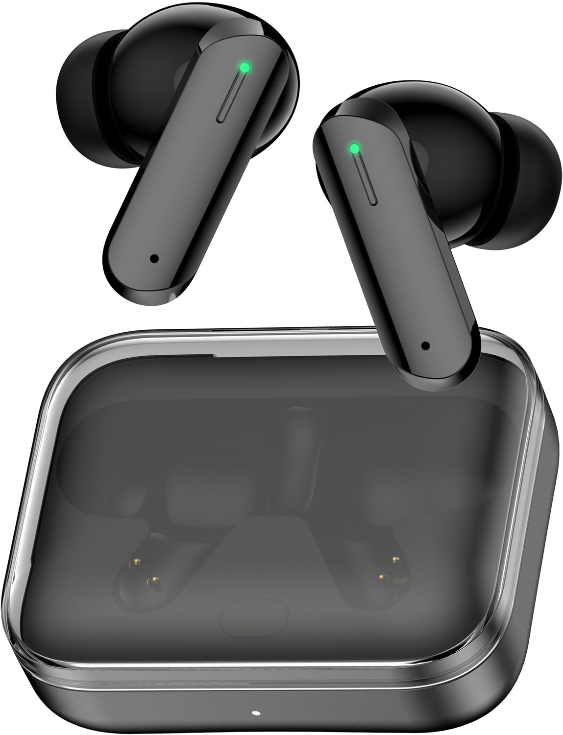 Image of Vaku Luxos BOOMX TWS Bluetooth V5.4 Earbuds 60H Playtime Deep Bass Touch Controls Bluetooth Headset (Black, True Wireless)