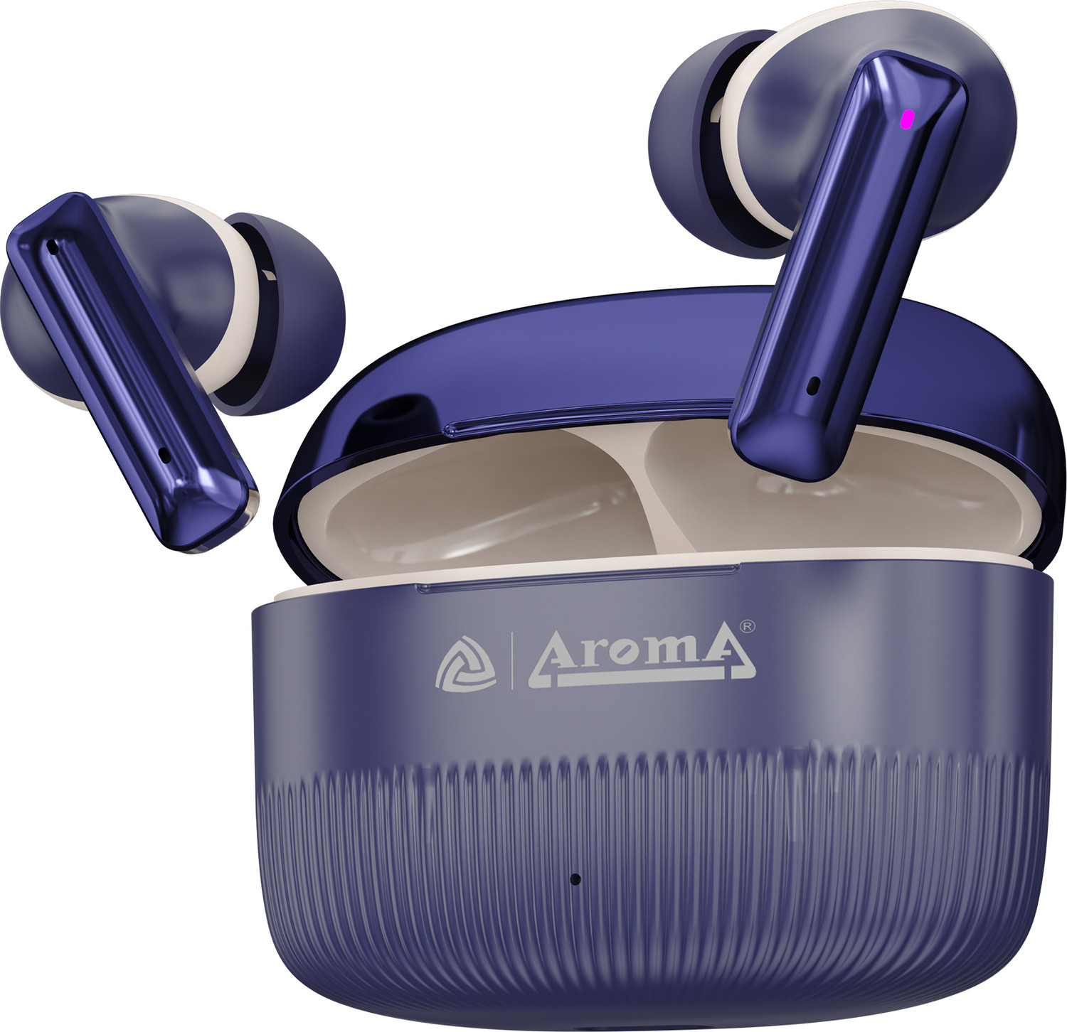 Image of Aroma NB121 Pro Pods Upto 40 Hours Playtime* Type C Fast Charging Dual Pairing Earbuds Bluetooth Headset (Crystal Black, True Wireless)