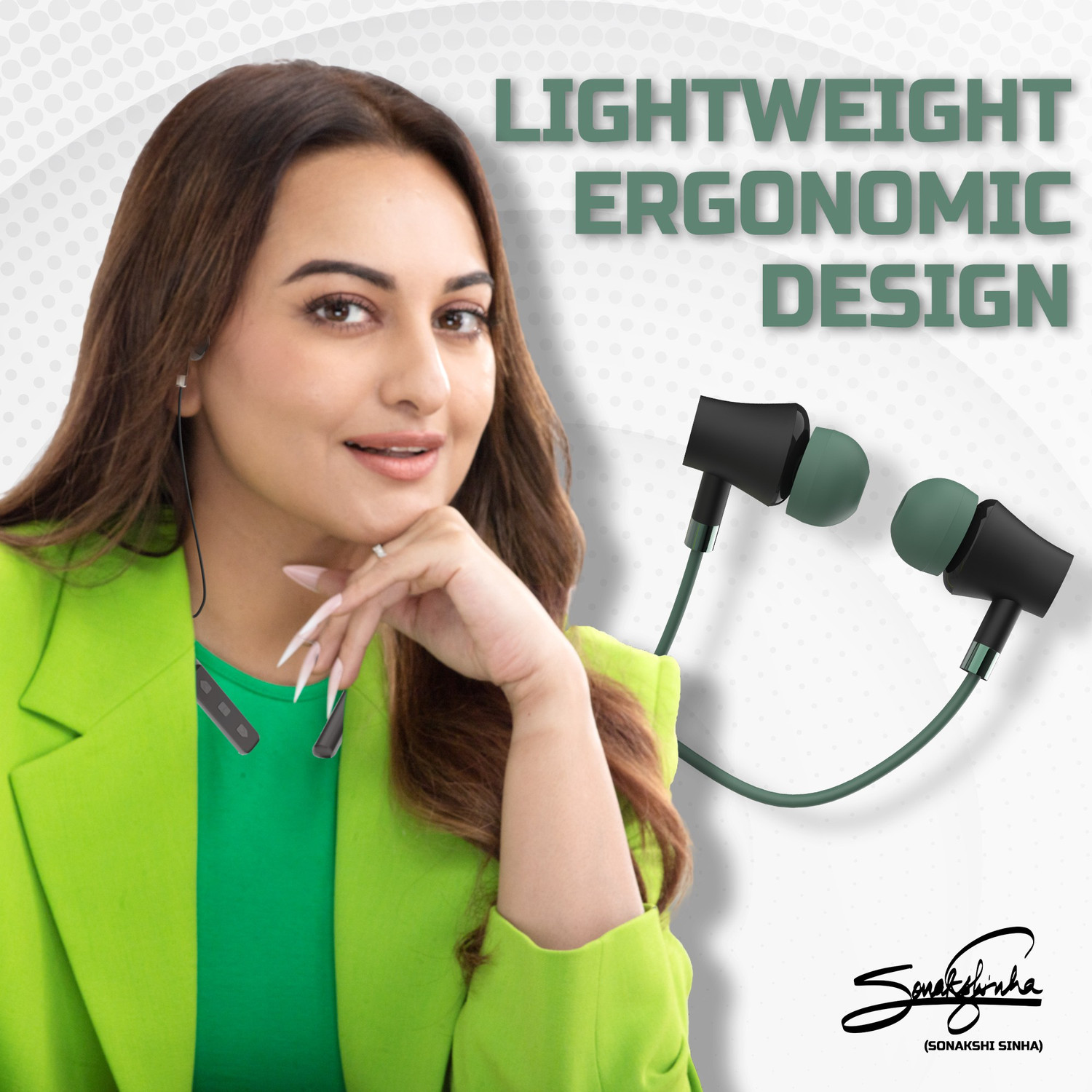 Image of Aroma NB119B Badshah 60 Hours Playing Time Fast Charging Bluetooth Neckband Earphone Bluetooth