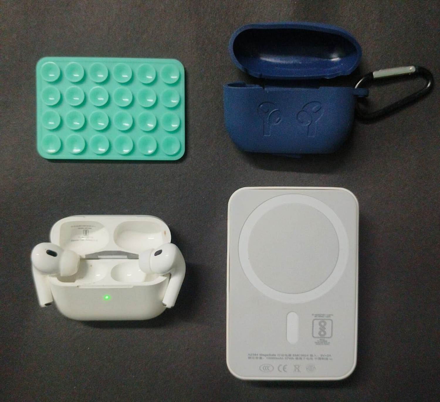 Image of Hoodie4u earbuds pods 100% Anc wrkng spatial audio popup fr ios Bluetooth Headset (White, True Wireless)