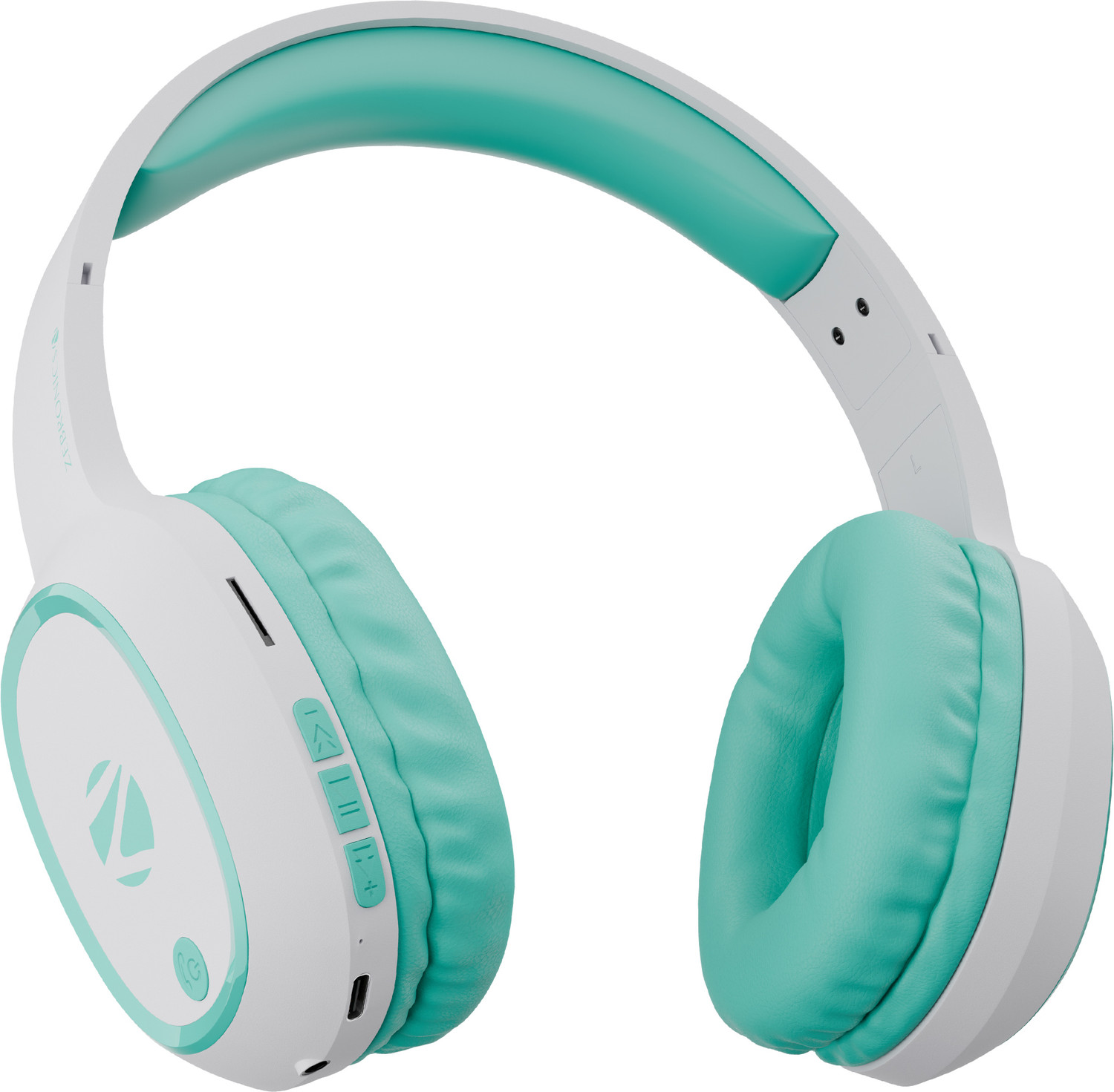 ZEBRONICS Zeb - Thunder Wired, Bluetooth Headset  (Sea Green, On the Ear)
