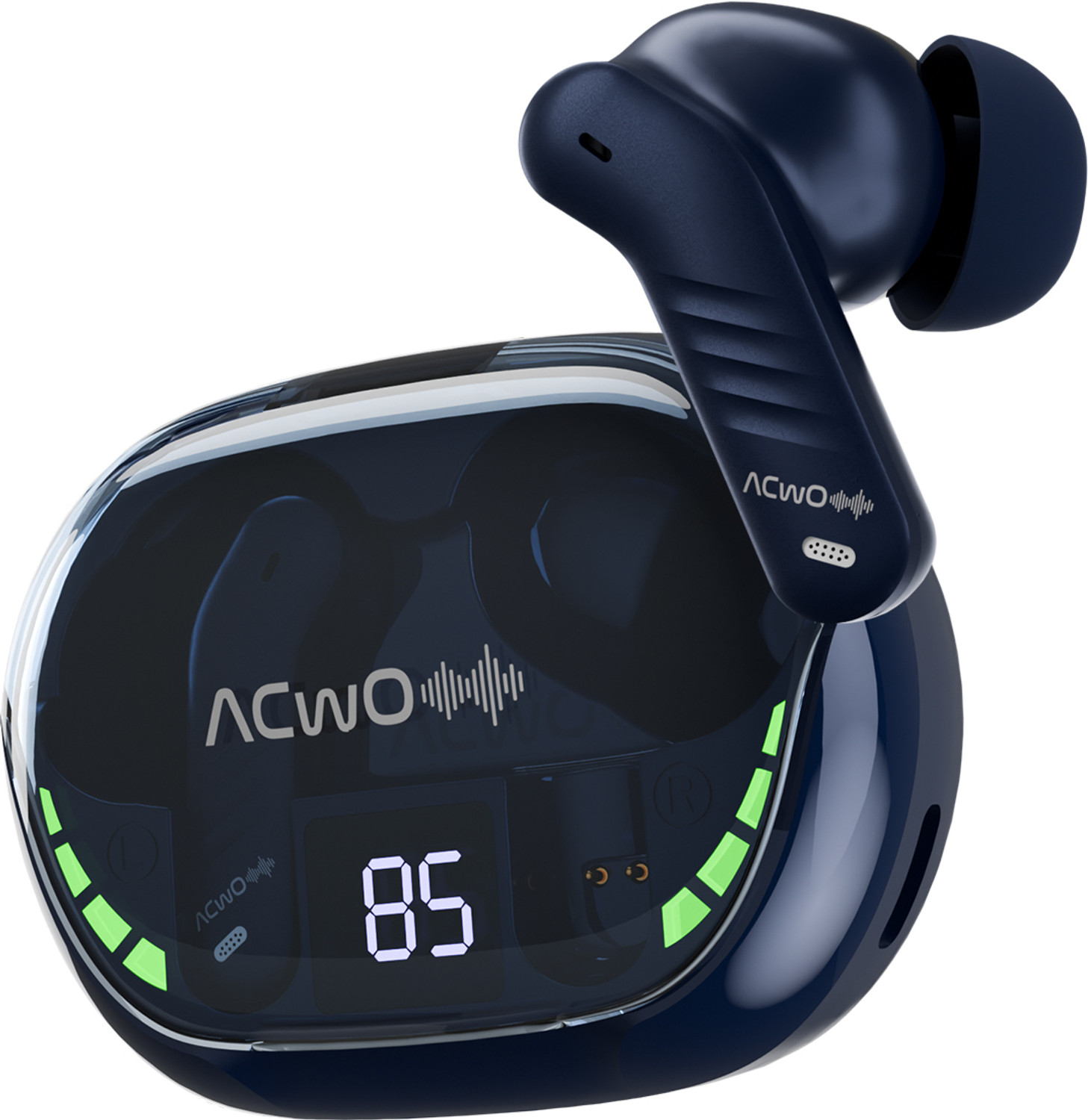 Image of RM INDIA REALME BUDS T310 LITE BLACK COLOUR 40HR PLAYTIME Bluetooth Headset (Black, True Wireless)