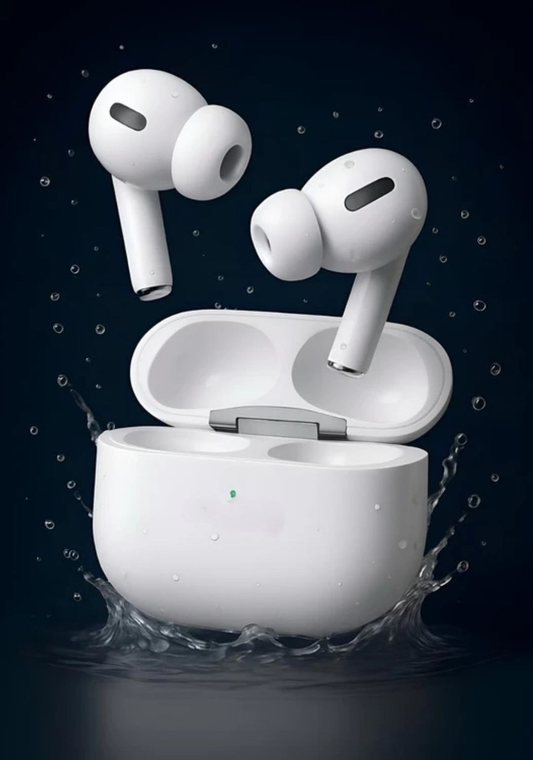 Image of deagon display earbuds Bluetooth Headset (White, True Wireless)