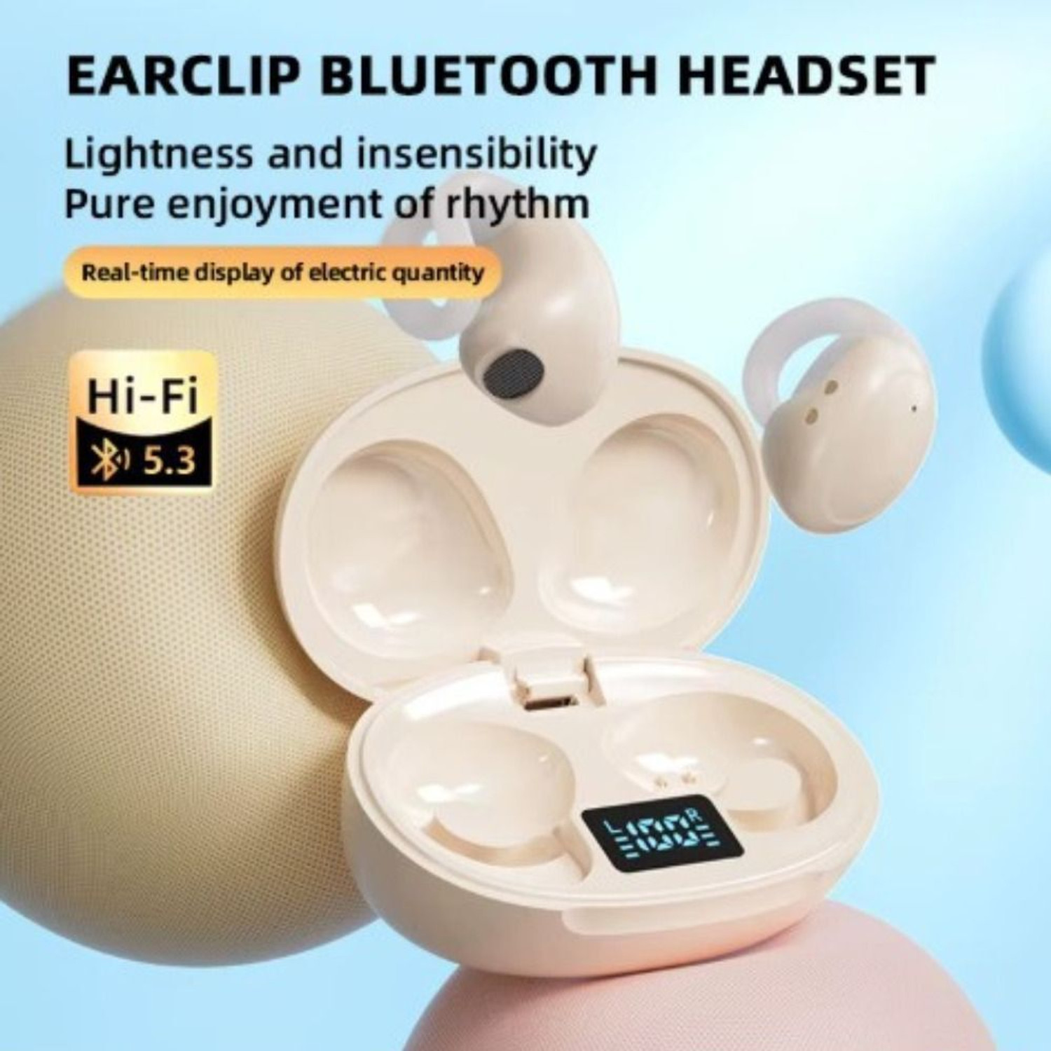 Image of GHEREL Wireless Ear Buds X550 for Black Shark 3 Pro Earphones Bluetooth Headset (White, True Wireless)