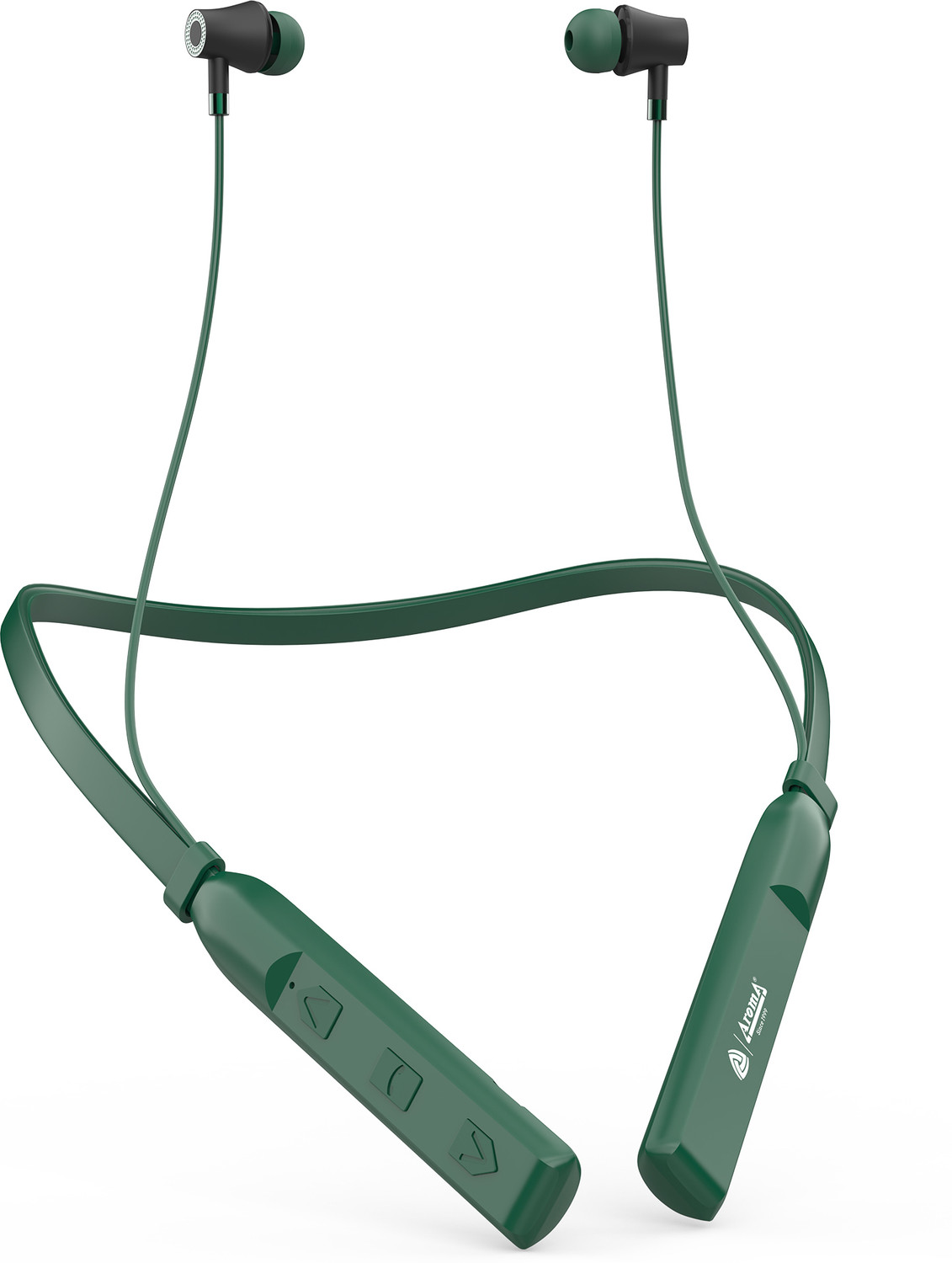 Image of Aroma NB119B Badshah 60 Hours Playing Time Fast Charging Bluetooth Neckband Earphone Bluetooth