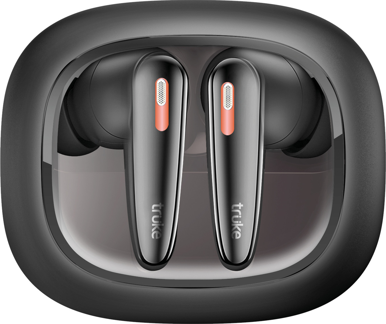Truke Crystal Bass Earbuds – 13mm Drivers, 70H Playtime, 4‑Mic ENC
