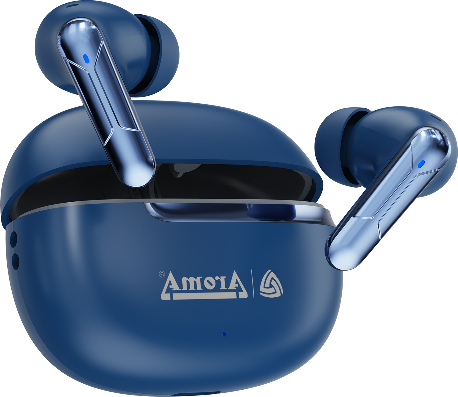 Image of Aroma NB121 Pro Pods Upto 40 Hours Playtime* Type C Fast Charging Dual Pairing Earbuds Bluetooth Headset (Crystal Black, True Wireless)