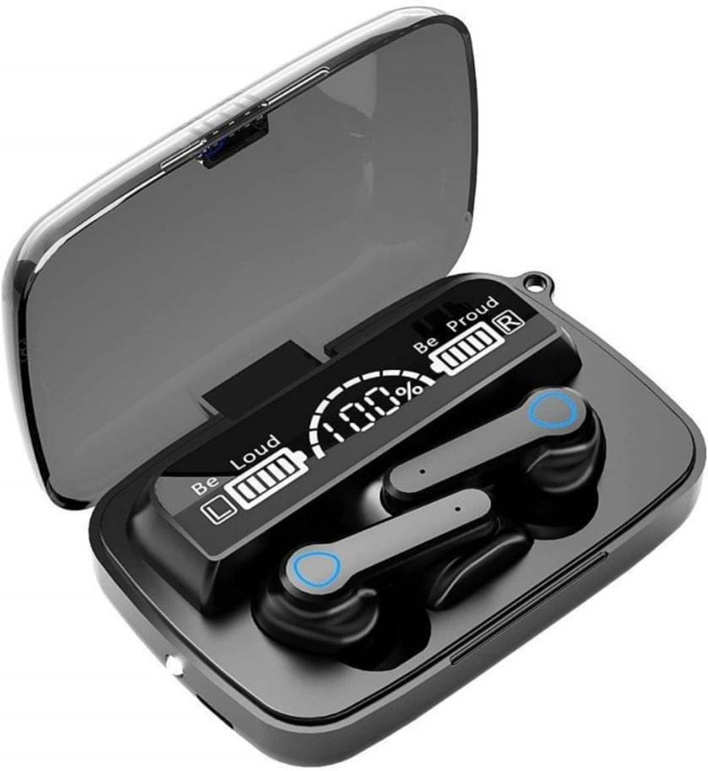 Image of Hoodie4u earbuds pods 100% Anc wrkng spatial audio popup fr ios Bluetooth Headset (White, True Wireless)