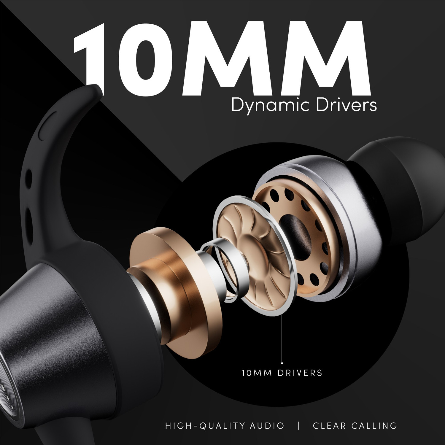 Image of SENS MJ 1 Neckband with ENC & Low Latency mode Bluetooth Gaming