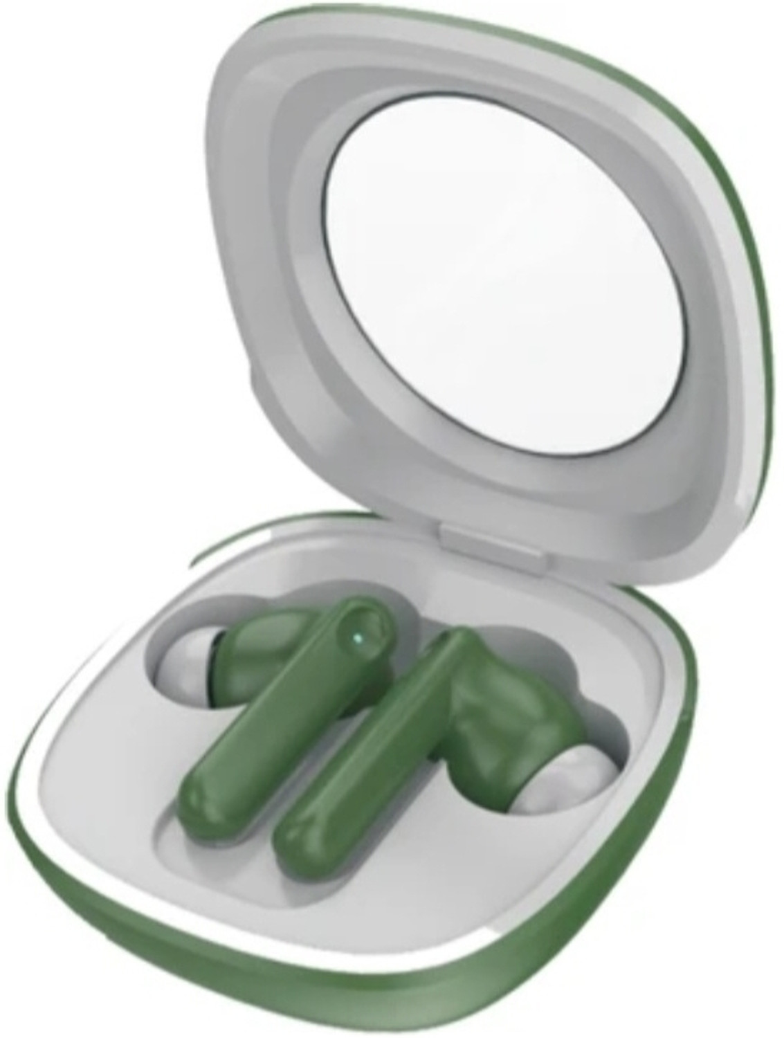 Image of Lynacz Original Compatible with Buds 4 TWS Earphones | 3D Audio, Dual Driver Bass Bluetooth Headset (AI ENC Calls, 45 Hours Backup, Fast Charge, Gaming Low Latency - (Green), In the Ear)