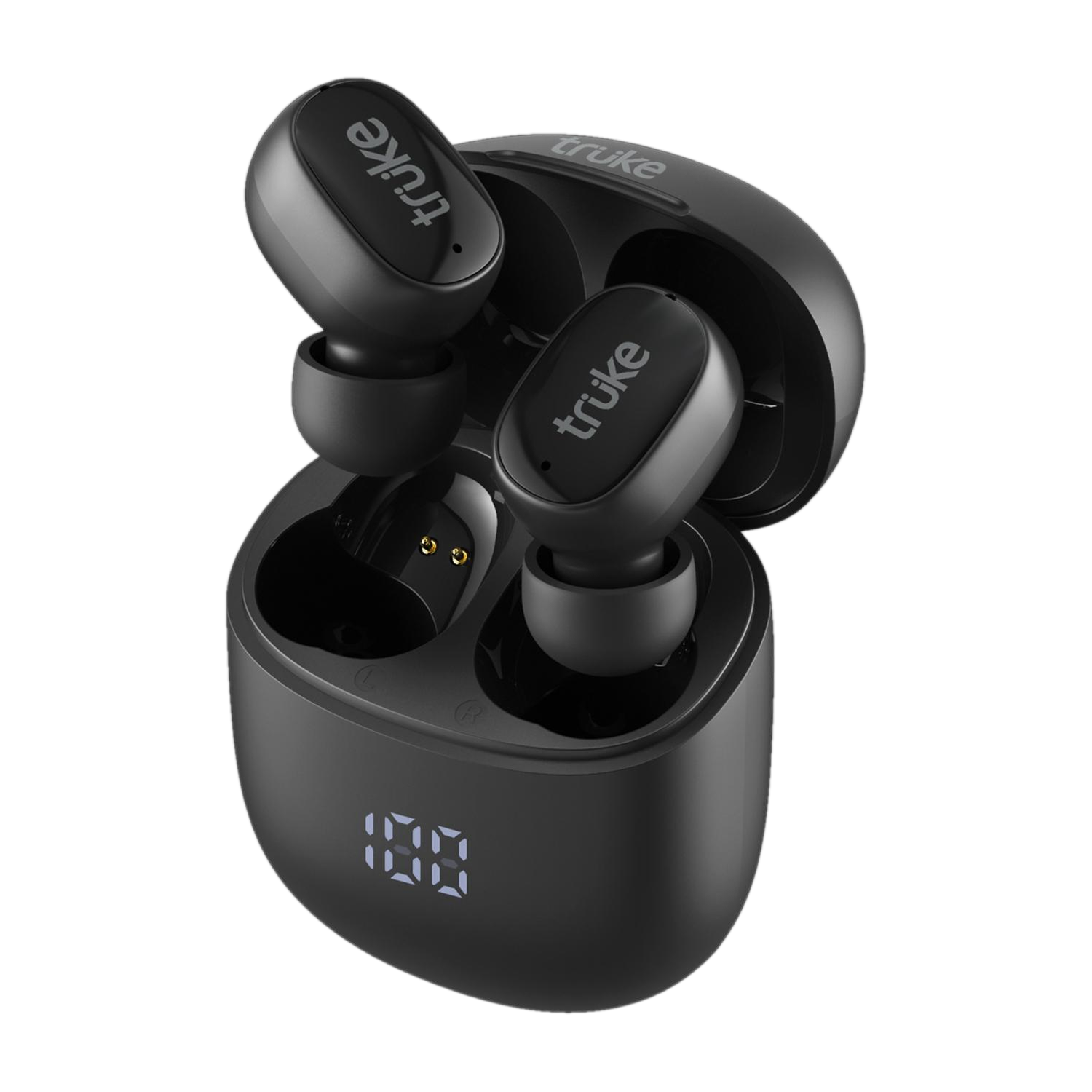 truke Buds F1 with 38H Playtime, Dual Mic ENC, Instant Pairing, Except