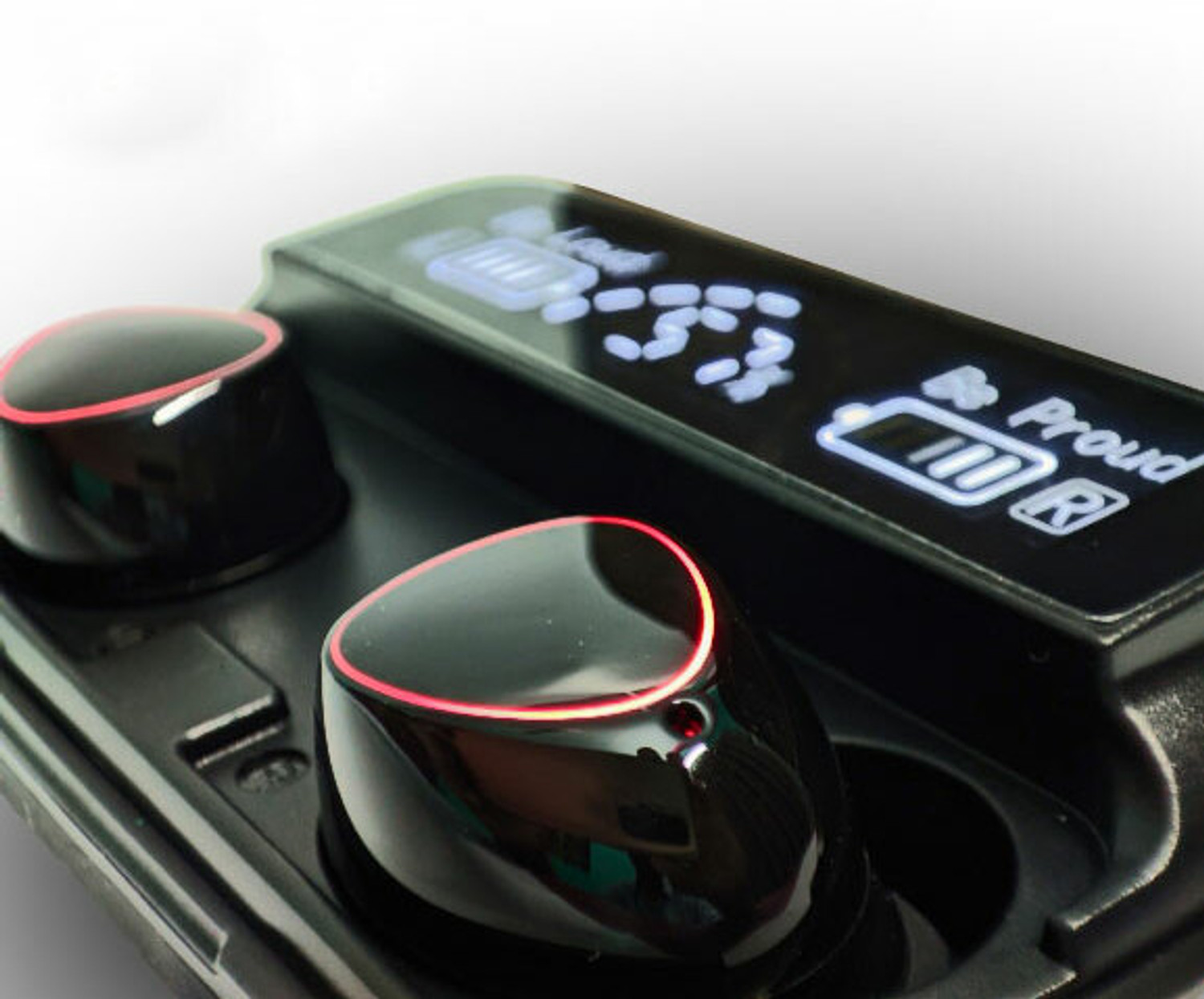 Image of TRYCOM M10 Earbuds /ipod /buds 5.1 Earbuds with 280H Playtime, Headphones with Power Bank Bluetooth