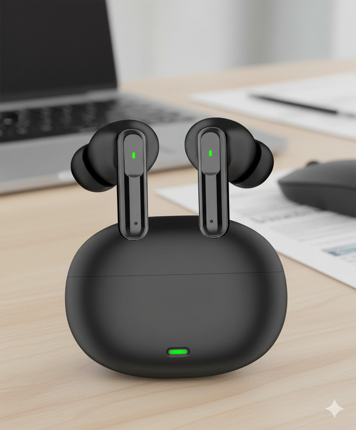 Image of XEWISS wireless headset Satisfy long hours of work wireless earbuds sport Bluetooth Headset (GREY,Super Bass,Immersive LED Lights, In the Ear)