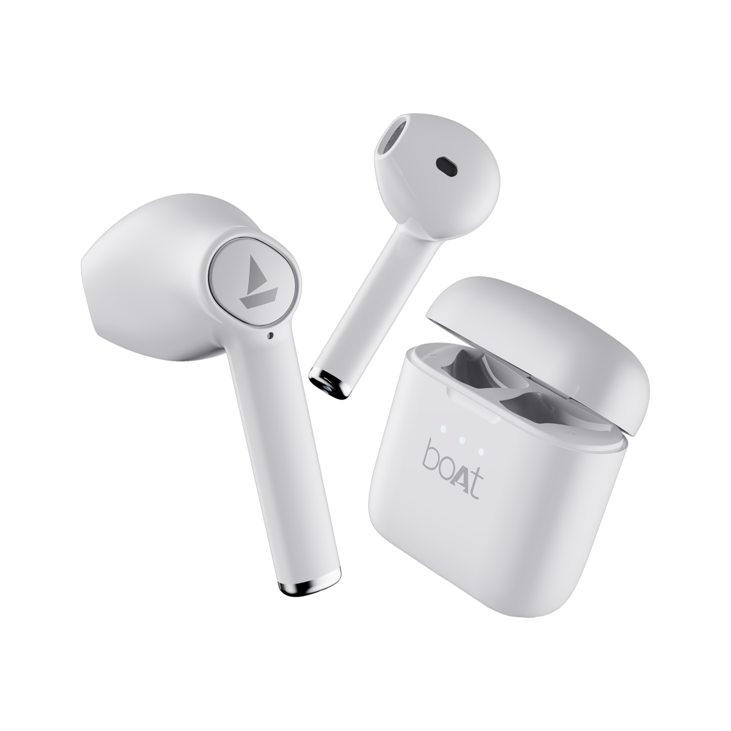 boAt Airdopes 131 with upto 15 Hours Playback, 13mm Drivers and IWP Technology Bluetooth Headset  (Ivory White, In the Ear)