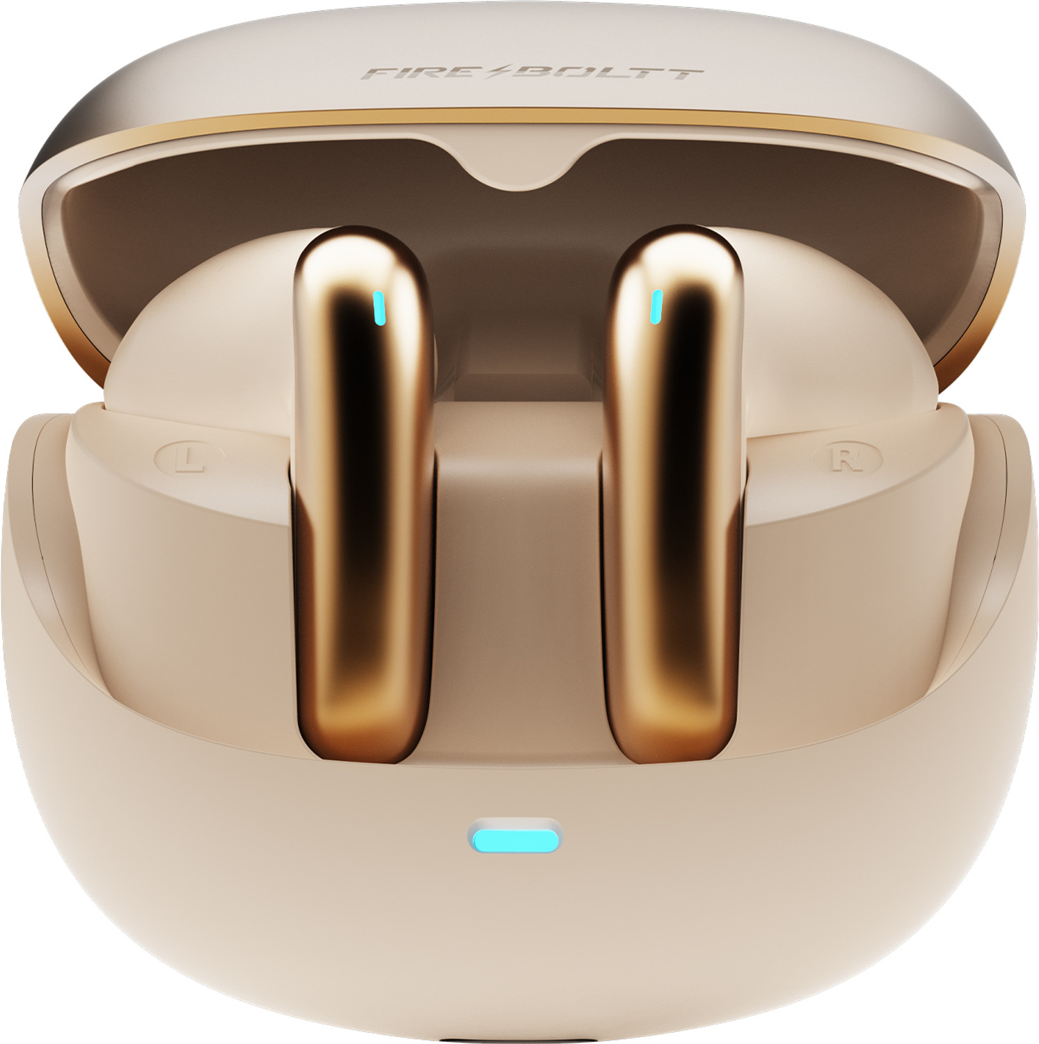 Image of Fire-Boltt Aero Lite TWS Earbuds, Custom EQ Profiles, 50H Battery, Quad Mic ENC, BT 5.4 Bluetooth Headset (Polar White, True Wireless)