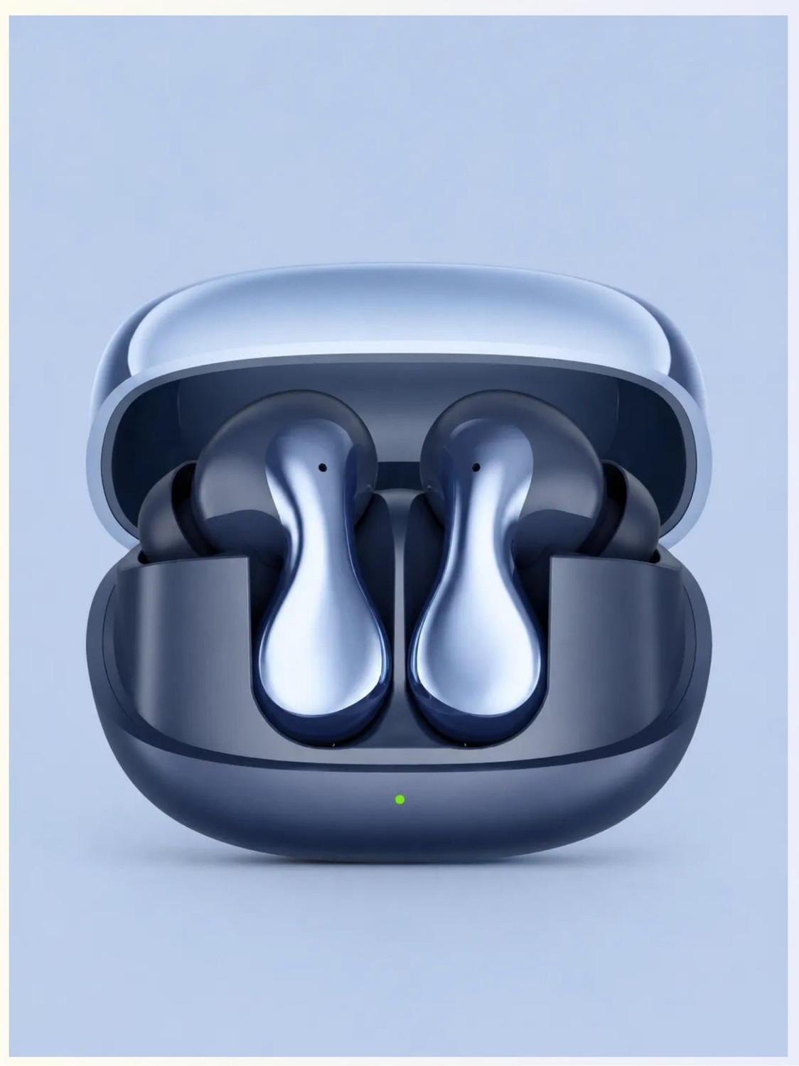 Image of Thirty First Original Buds 3r TWS Earbuds12.4mm Titanium-Coated Drivers, 54 Hours Playback Bluetooth Headset (Blue, In the Ear)