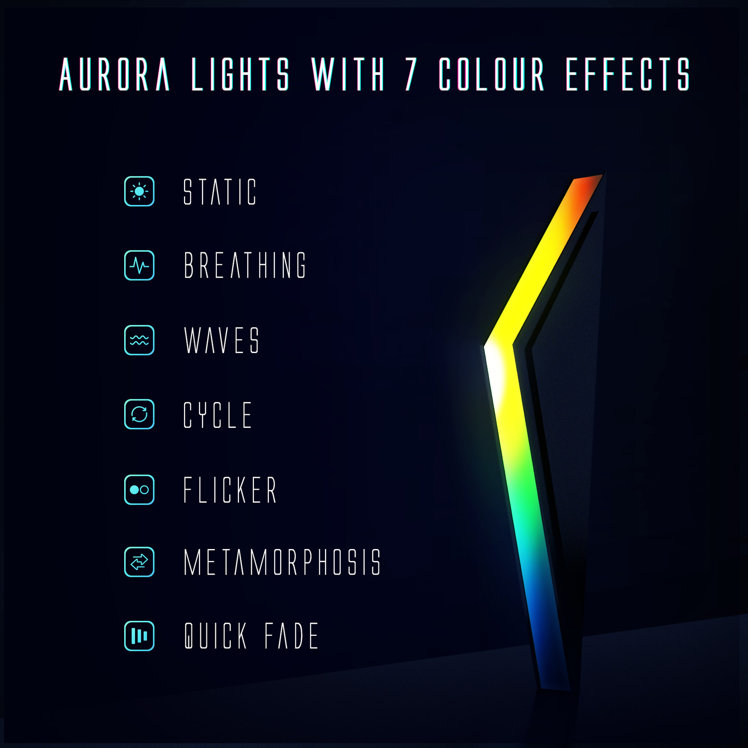 Image of Mivi Commando X9 Earbuds, Dual RGB Lights, 35ms Low Latency Gaming, ENC, 72H Playtime Bluetooth