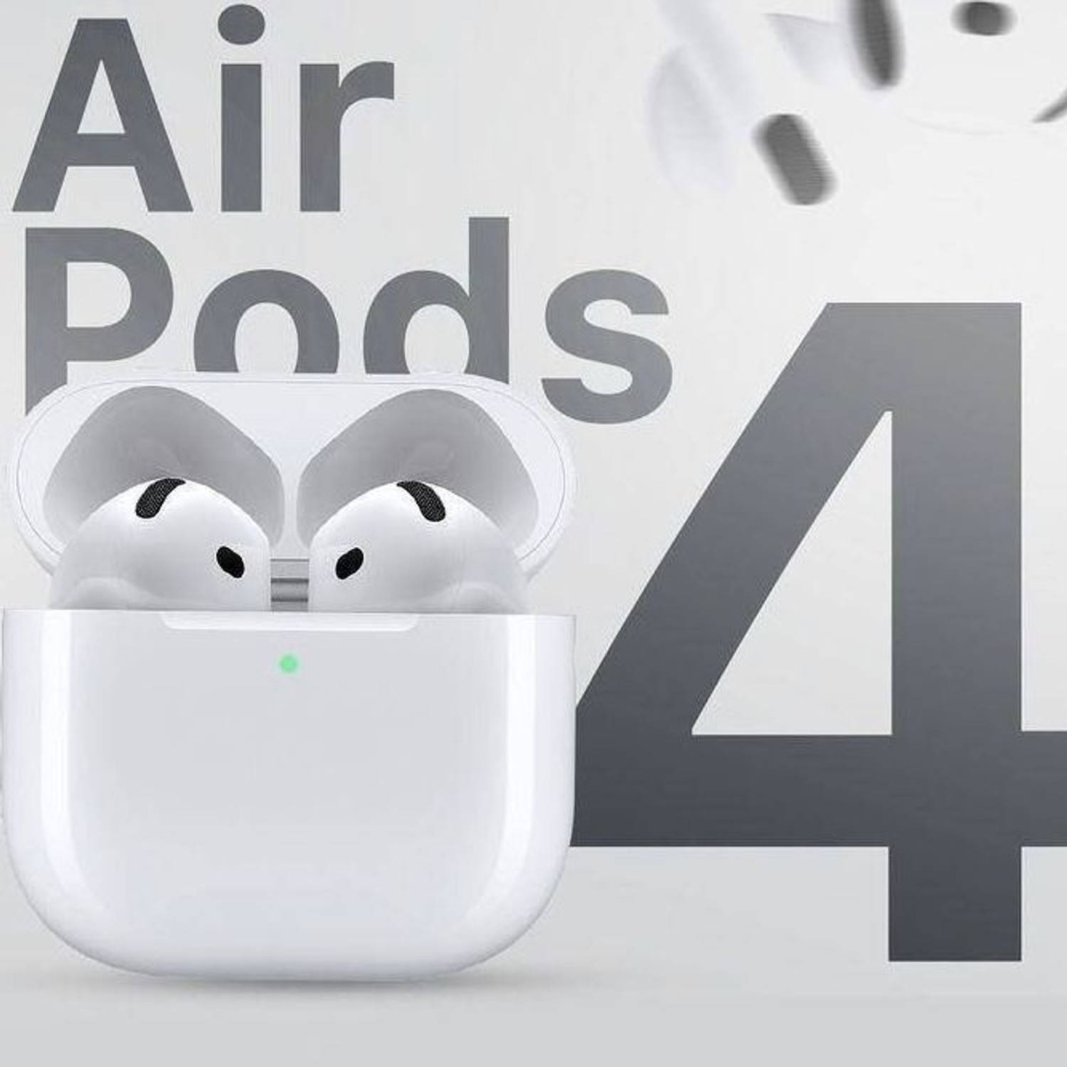 Image of SOUNDBUZZ AIRPODSS 4 gen ANC (white colour) Bluetooth Headset (White, True Wireless)