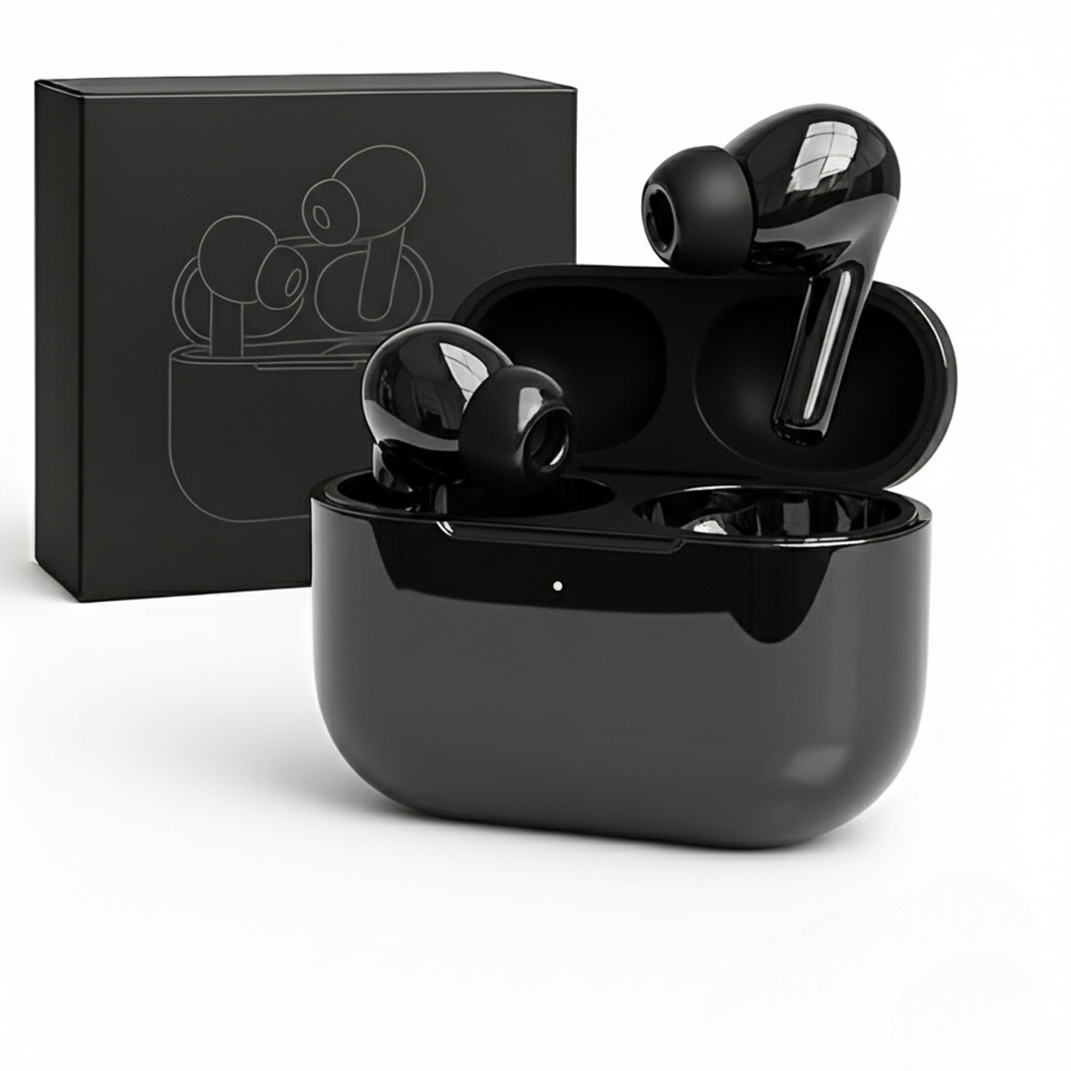Image of deagon display earbuds Bluetooth Headset (White, True Wireless)