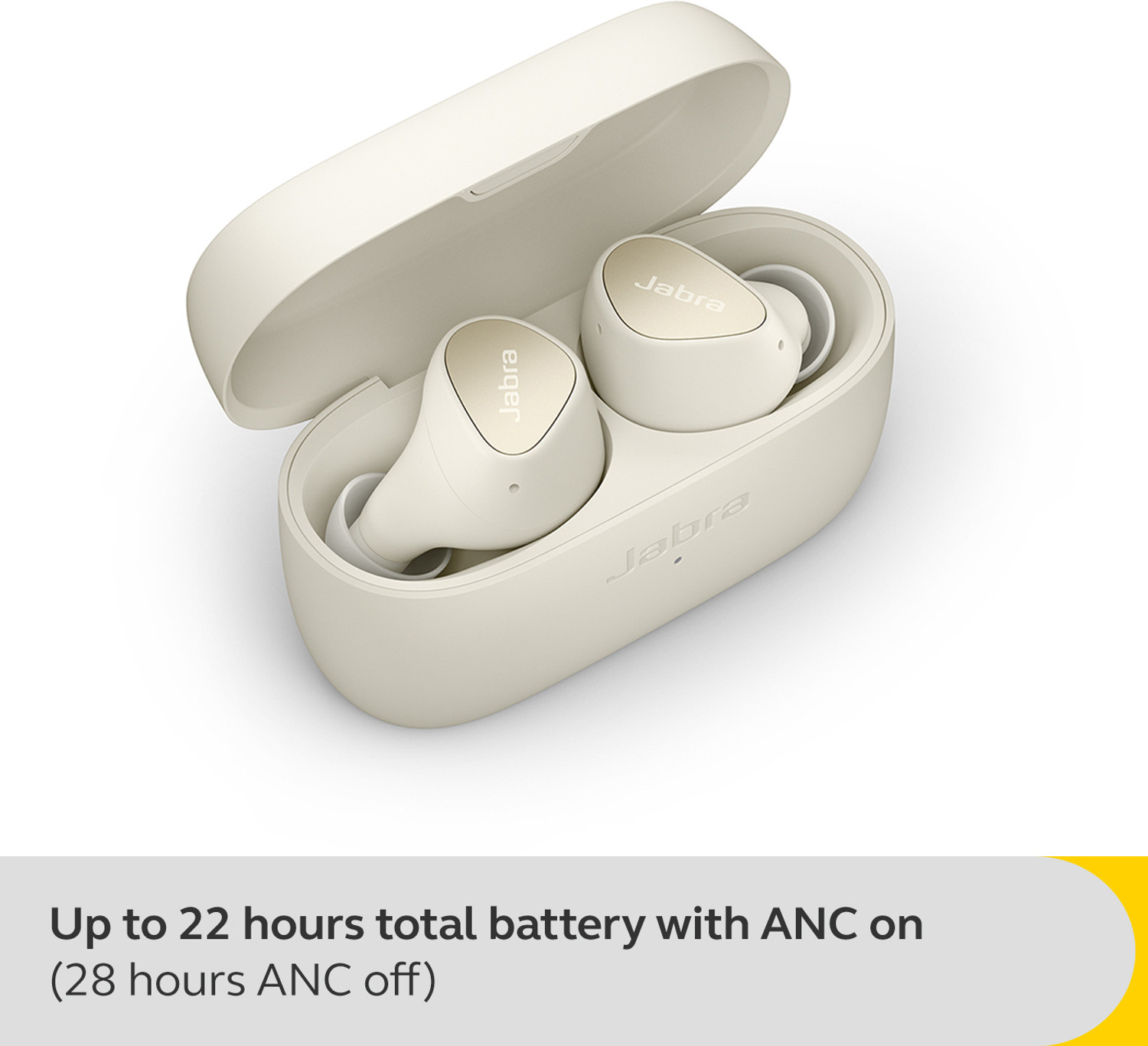 Image of JABRA Jabra Elite 4 Bluetooth Headsets with ANC, Multipoint, 4-mic call technology Bluetooth