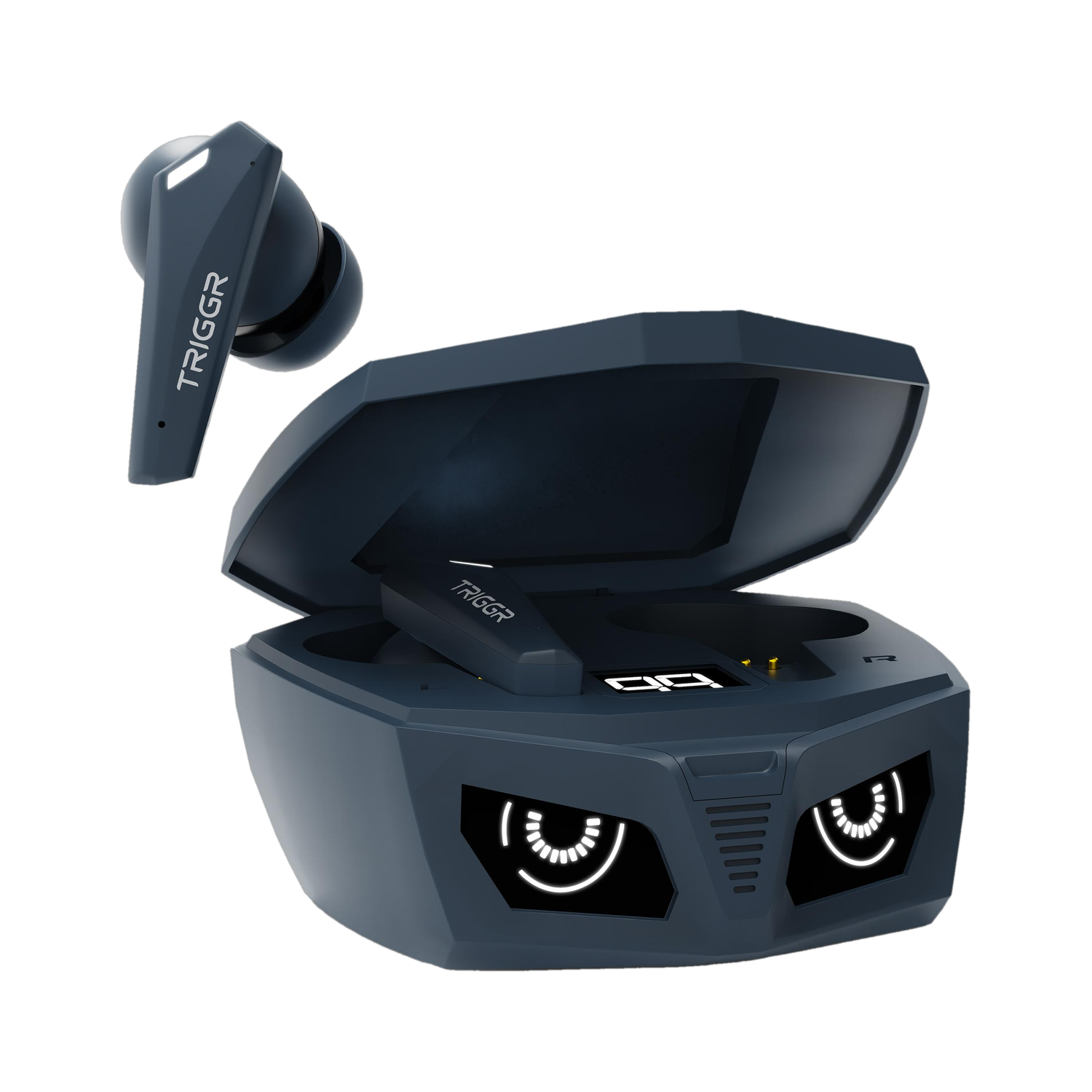 TRIGGR Kraken X1 with Battery Display, 40ms Latency, Quad Mic ENC, 40 Hr, v5.3 Bluetooth