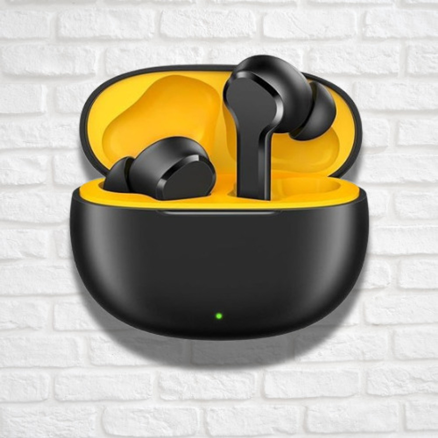Image of Lynacz Original True Wireless Earbuds T110 Compatible with realme Android Devices Bluetooth Headset (Black, In the Ear)