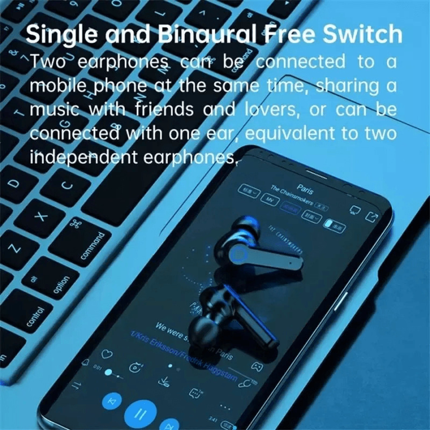 Image of Highnotes M19 Earbuds /TWS /buds 5.1 Earbuds with 280H Playtime, Headphones with Power Bank Bluetooth