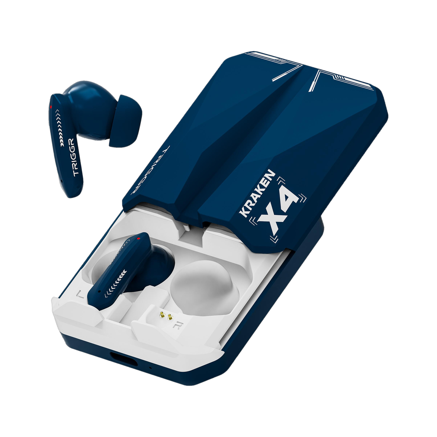 TRIGGR Kraken X4 with 13mm Drivers, 40ms Latency, ENC, 60H Battery, Ru