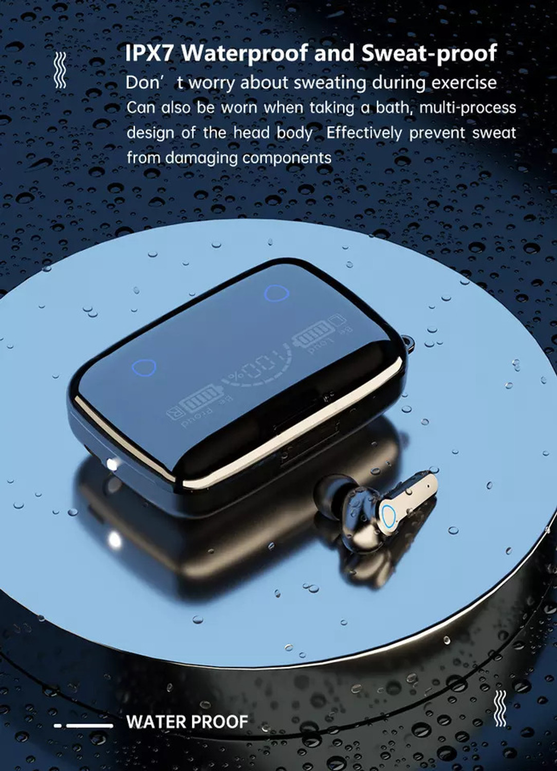 Image of Digiwins Earbuds Upto 300 Hrs Playtime With 2000 mAh Power Bank & ASAP Charge Bluetooth