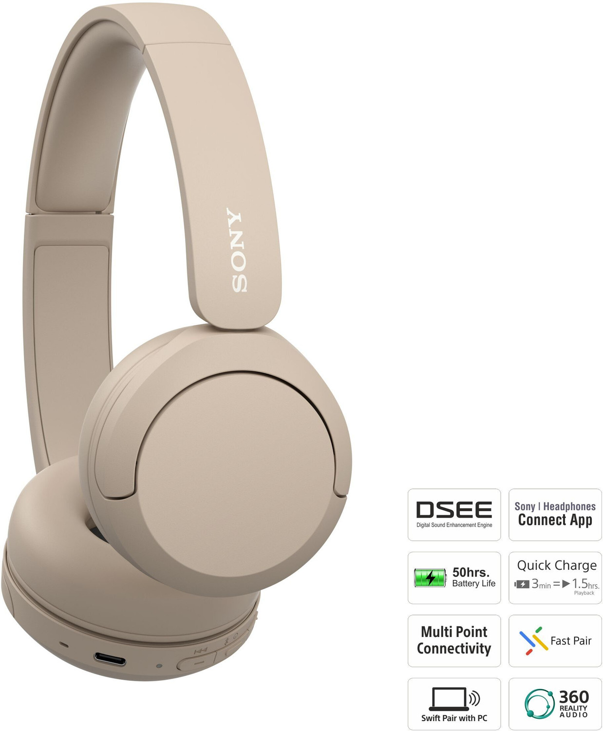 Image of SONY WH-CH520 /CZ IN Bluetooth